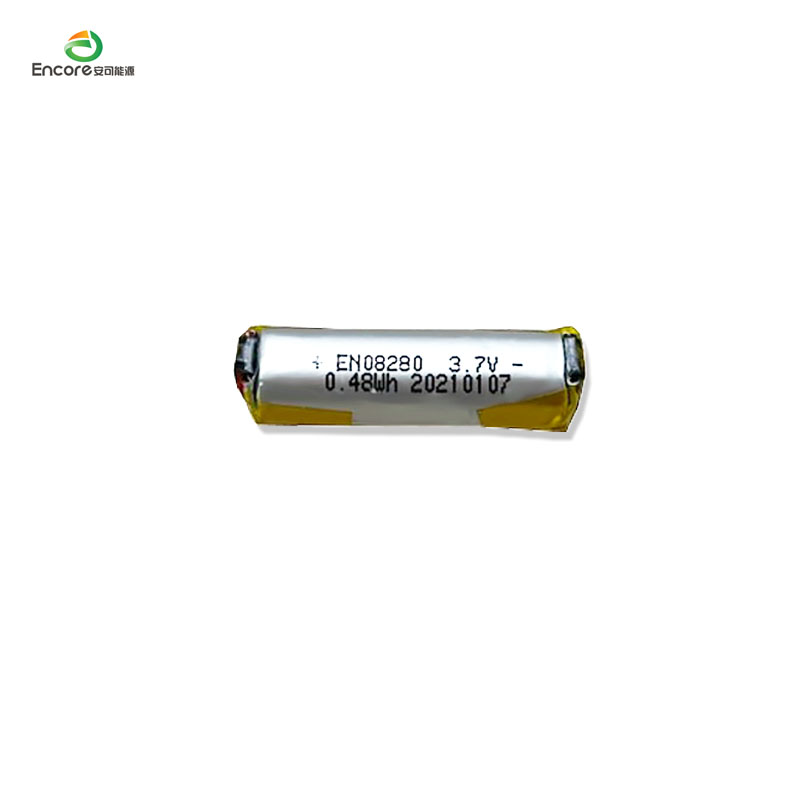 08280 120mAh Cylindrical lipo battery