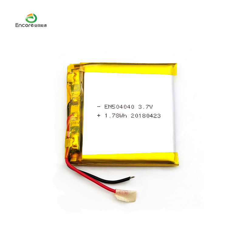 480mah Wearable Products Li Polymer Battery