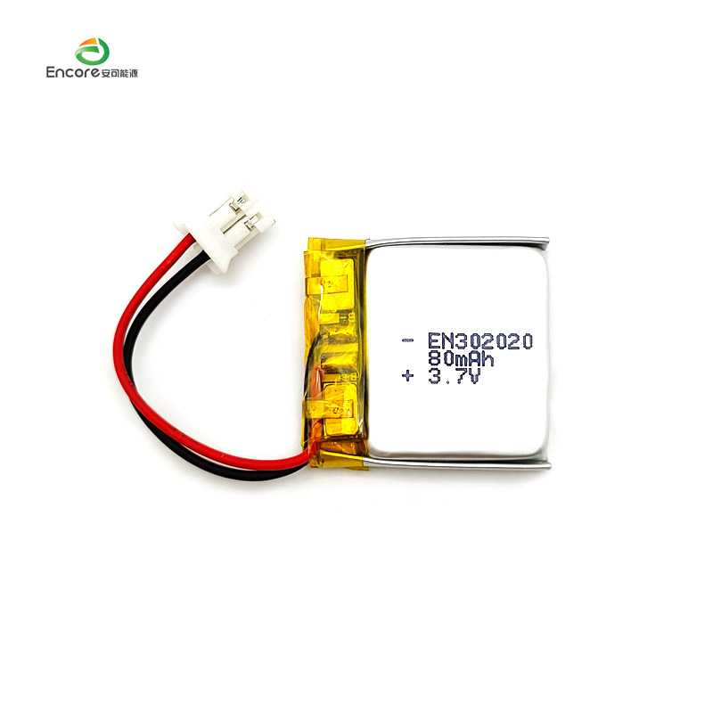 80mah Li Polymer Battery for Bluetooth Headset