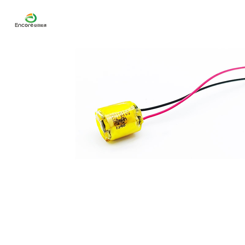 Rechargeable Small Cylinder 3.7v Lipo Battery