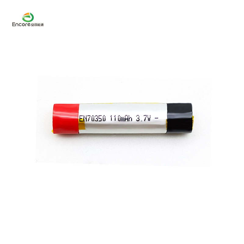 Round Vape 70350 120mah 3.7v lipo battery